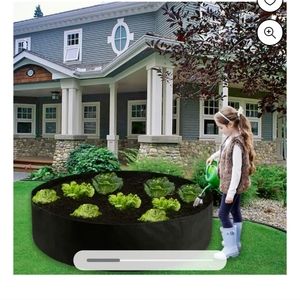 2 large black plant pouches